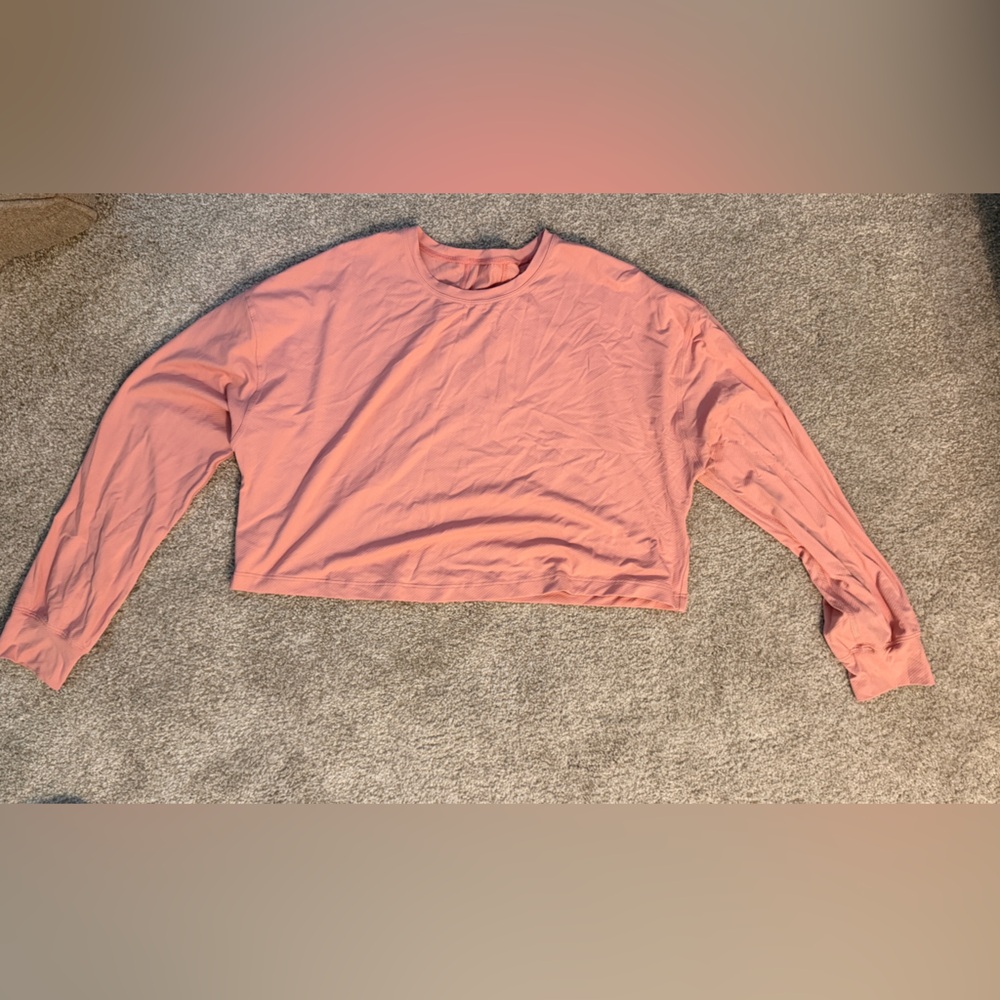 Lululemon Pink Long Sleeve Top